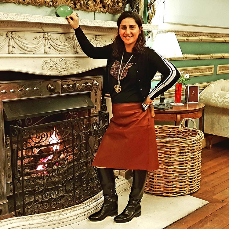 Leather skirts fashion trousers and knee high boots