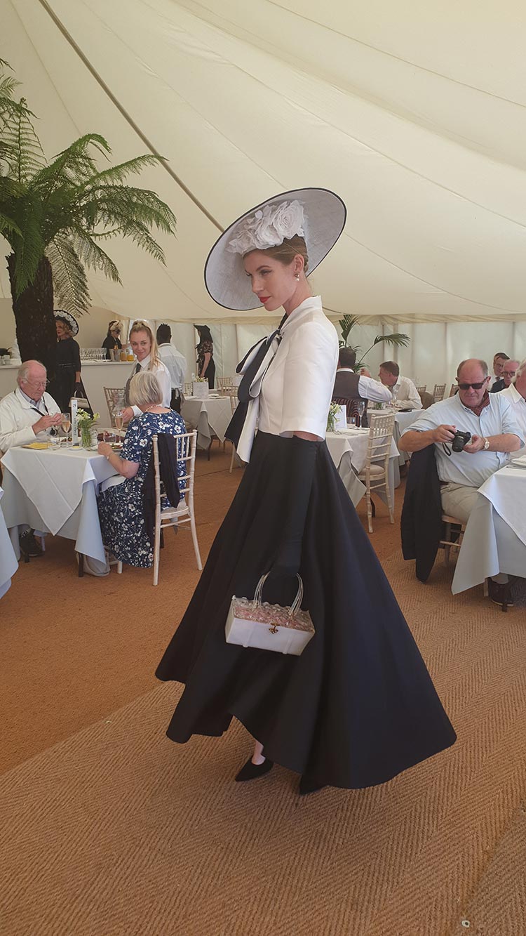 Goodwood Revival - Dior Vintage Catwalk 2019 Gracie Opulanza Fashion skirt
