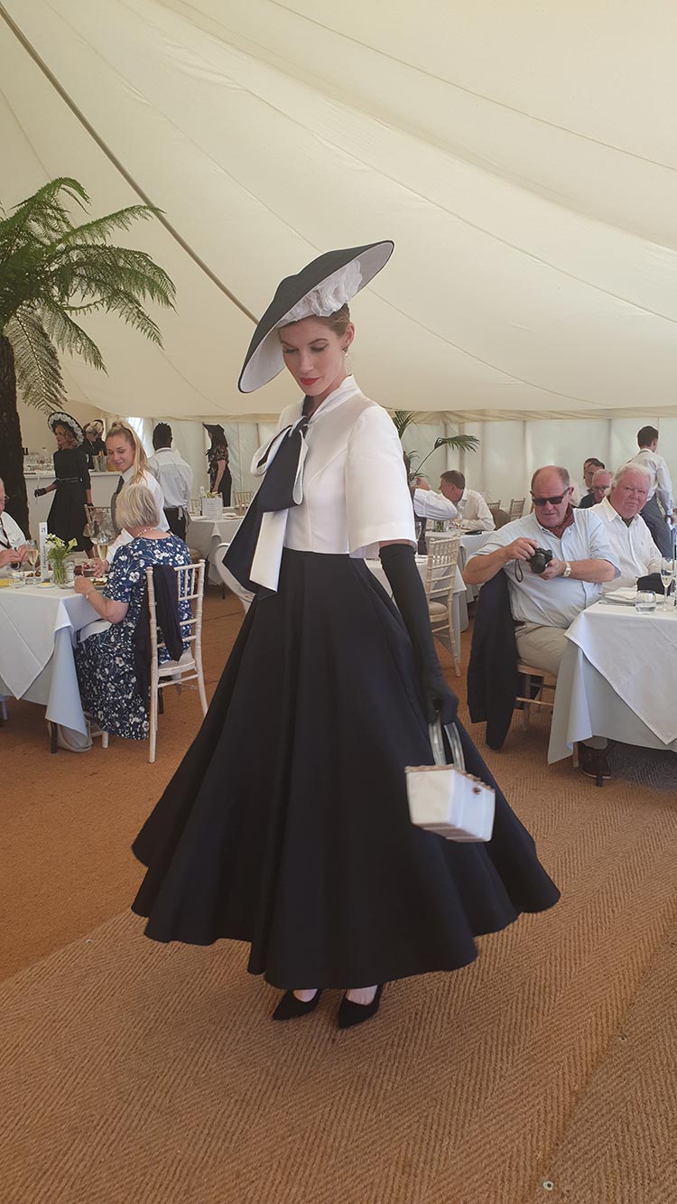 Goodwood Revival - Dior Vintage Catwalk 2019 Gracie Opulanza Fashion