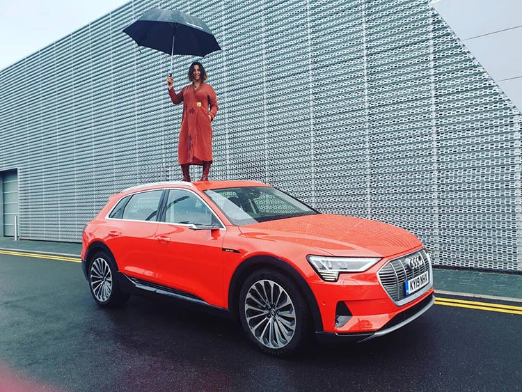 Gracie Opulanza ETron Audi Umbrella 2019 (2)