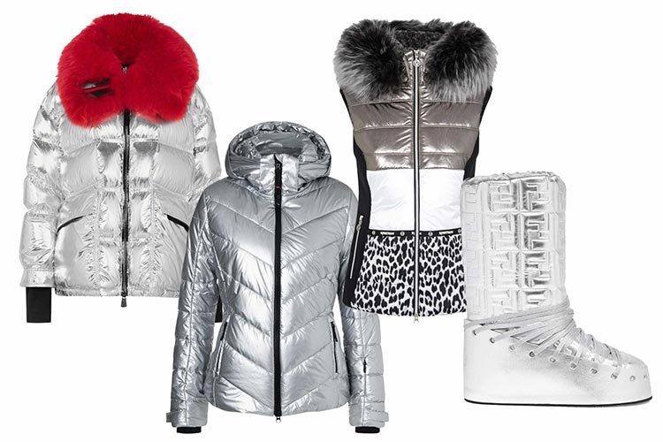 metallic skiwear 2021