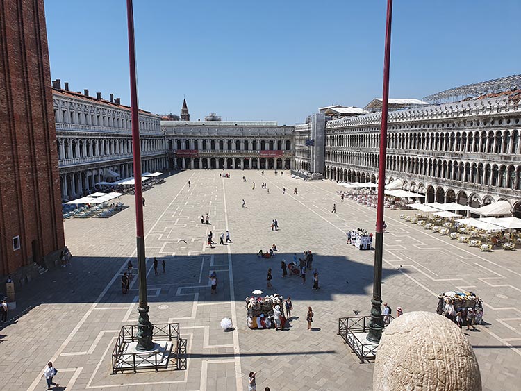 Piazza San Marco venice 2020 covid 19 summer july gracie opulanza italy (1)