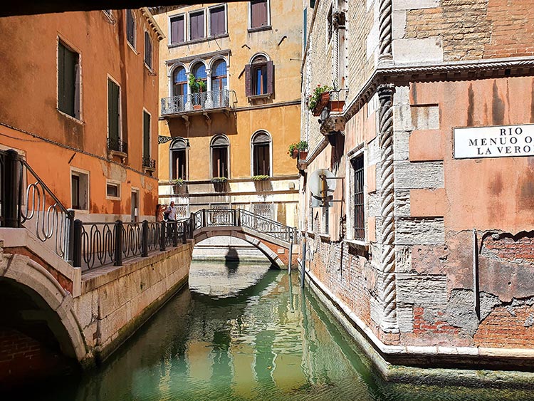 Canals and houses in Venice