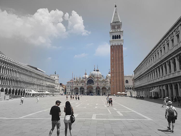 Venice St Marco Square 2020 Italy Gracie Opulanza Covid 19 (2)