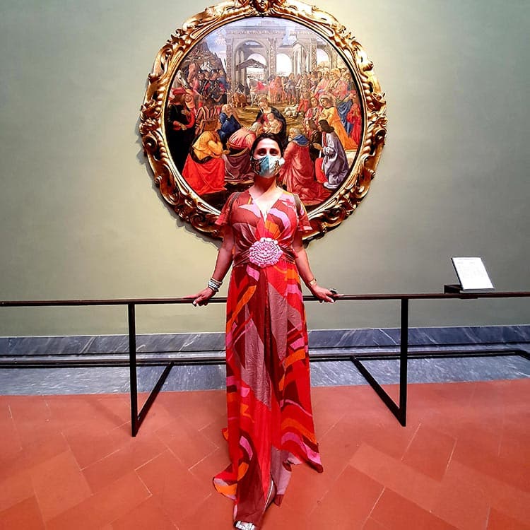 Masks Florence Italy - Uffizi Gallery Inspired Collection Angela Facchini Etsy (2) Gracie Opulanza kaftan 2021