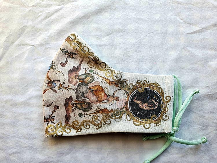 hand painted Masks Florence Italy - Uffizi Gallery Inspired Collection Angela Facchini Etsy (4)