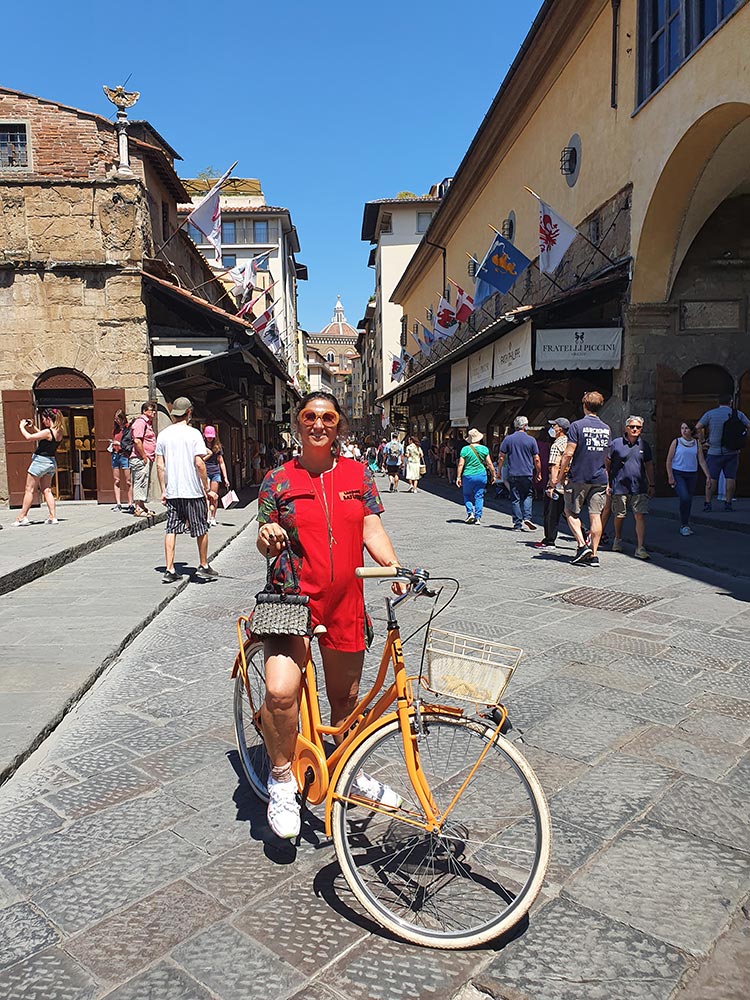 Ferrari Red Jumpsuit - Florence Street Style Ponte Vecchio (2)