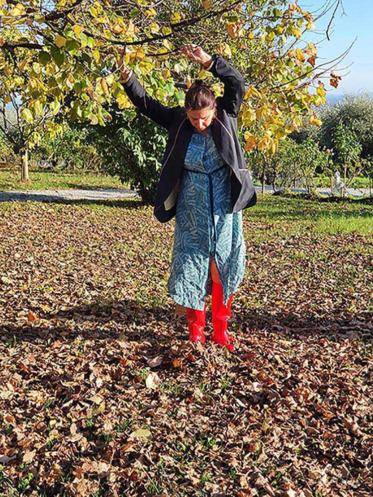 Rockfish Adjustable Wellingtons Gloss - Samba Red