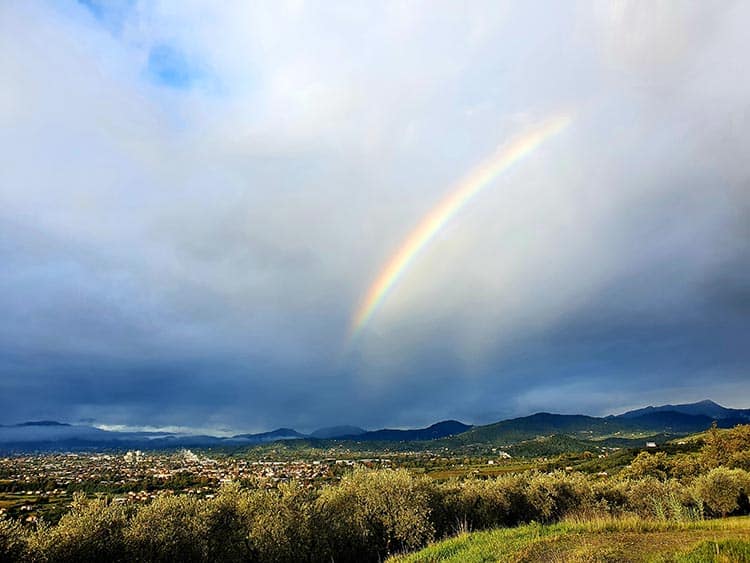 Lucca Italy 2020 rainbow