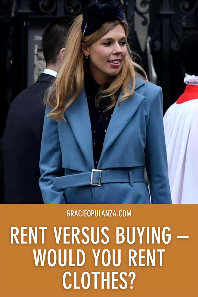 Rent versus Buying would you rent clothes