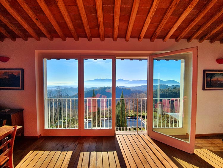 Villa view Tuscany For sale 2021