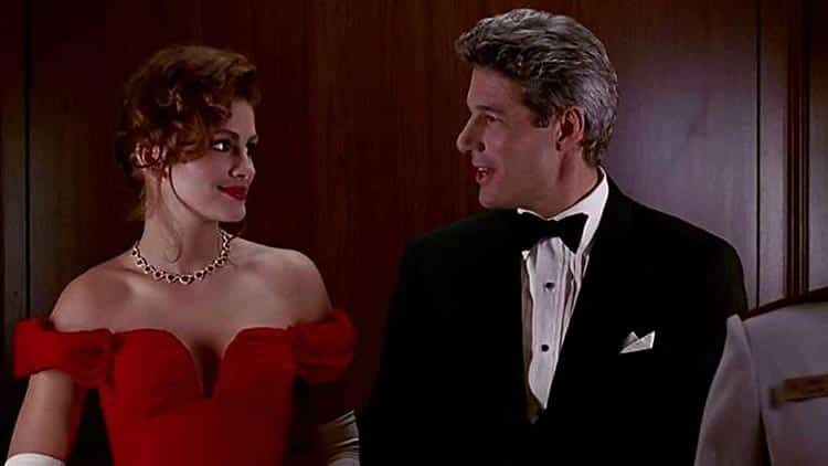 Pretty woman Julia roberts 1980s fashion red dress