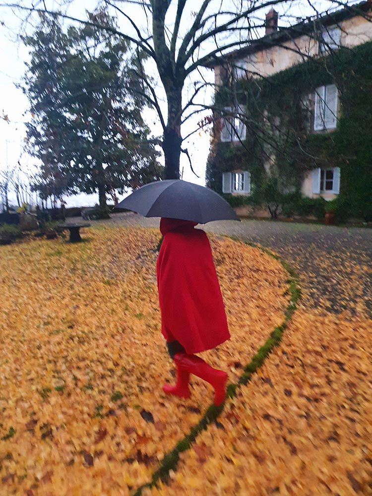 Red Hooded Cape Angela Facchini Rome (6)