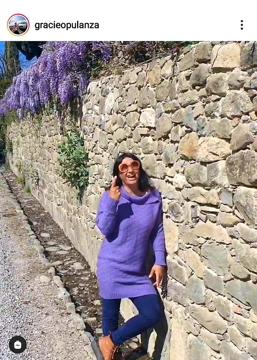 The Colour Purple - How To Wear Purple Gracie Opulanza Westeria Tuscany