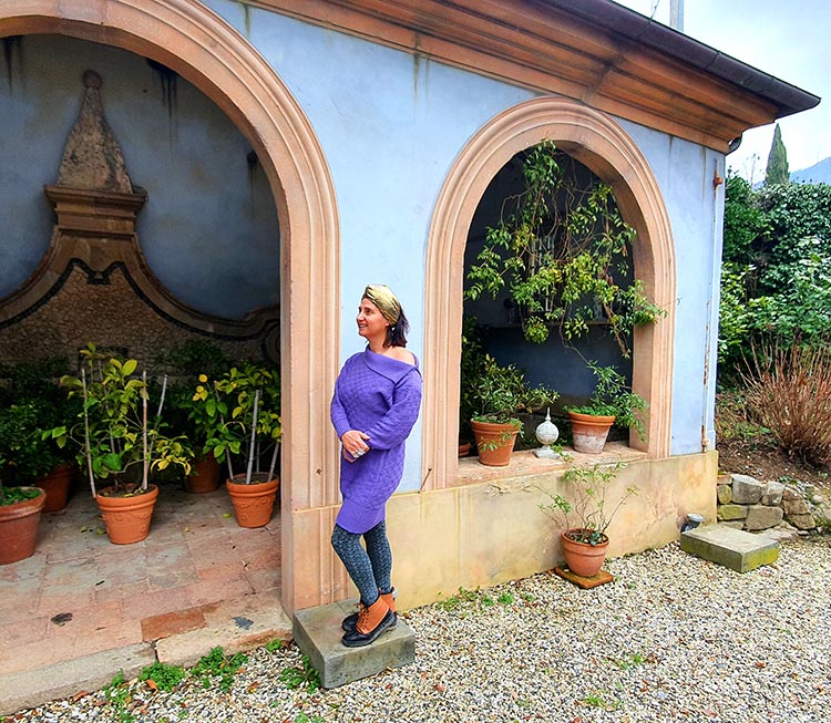 Cashmere wool purple made in Italy Gracie Opulanza 2021 (2)