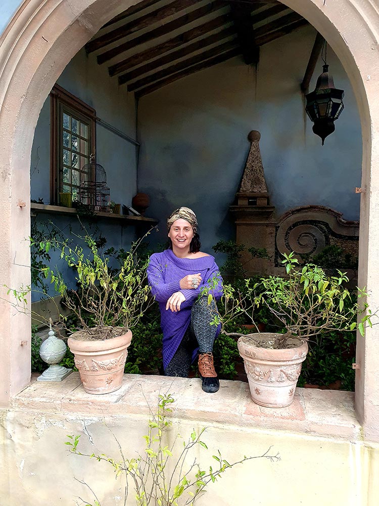 Cashmere wool purple made in Italy Gracie Opulanza 2021 (2)