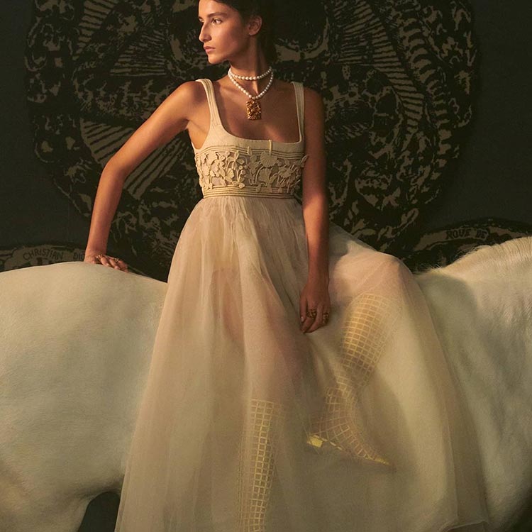 Dior 2021 summer gold lattice leather boots