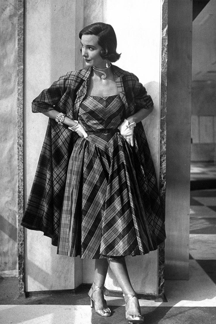 Silver vintage punch dress