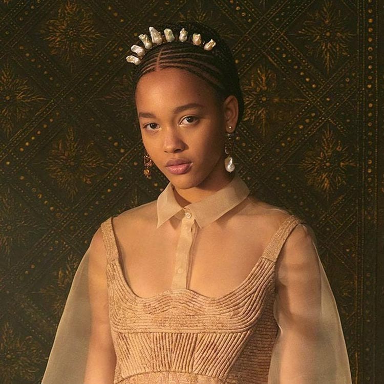 Dior 2021 bell sleeves