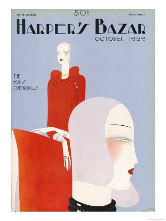 Cover of Harper&rsquo;s Bazaar UK First Issue, Published October 1929