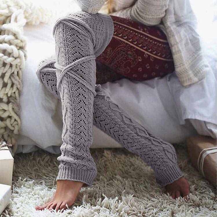 cable knit leggings