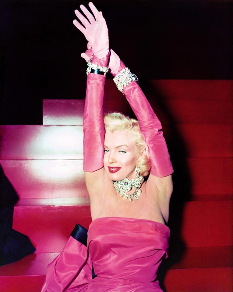 Marilyn gentlemen prefer blondes pink dress