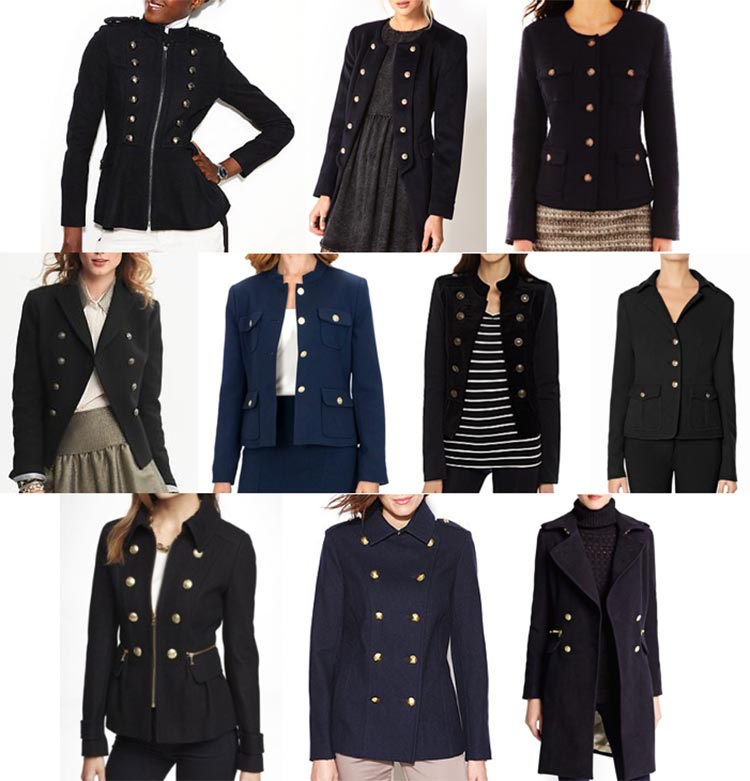 military style jackets