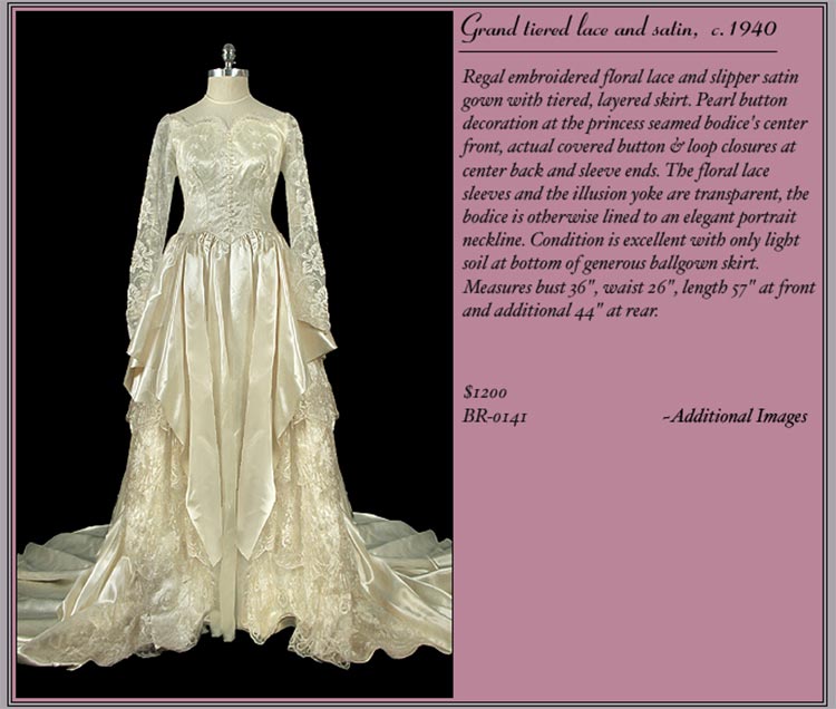 wedding vintage dresses