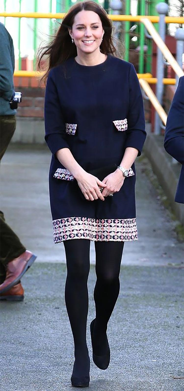 shift dress kate middleton with stockings