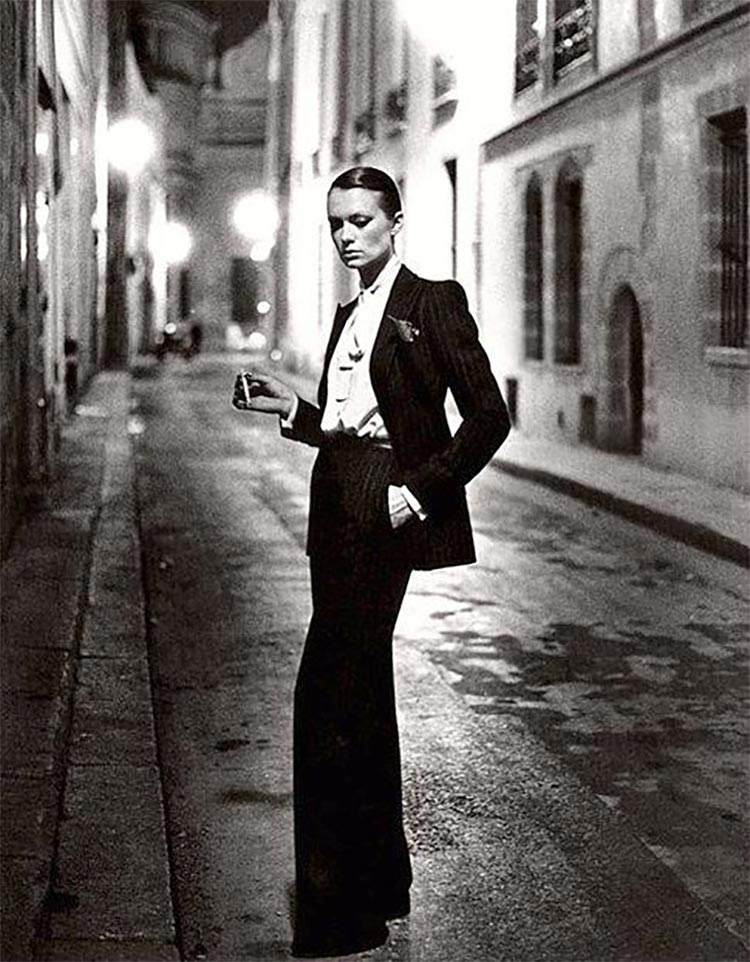 YSL smoking woman 1966