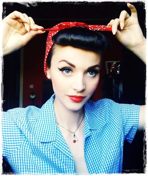 rockabilly makeup