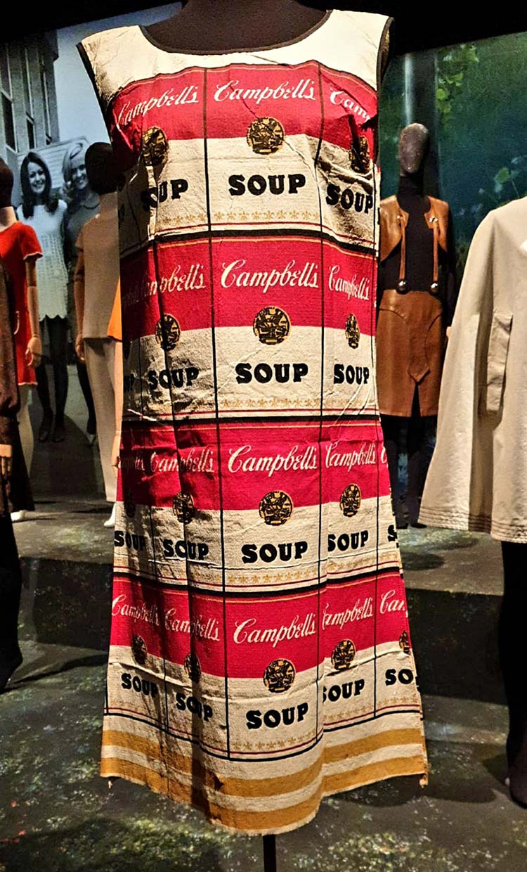 Campbell red dress vintage