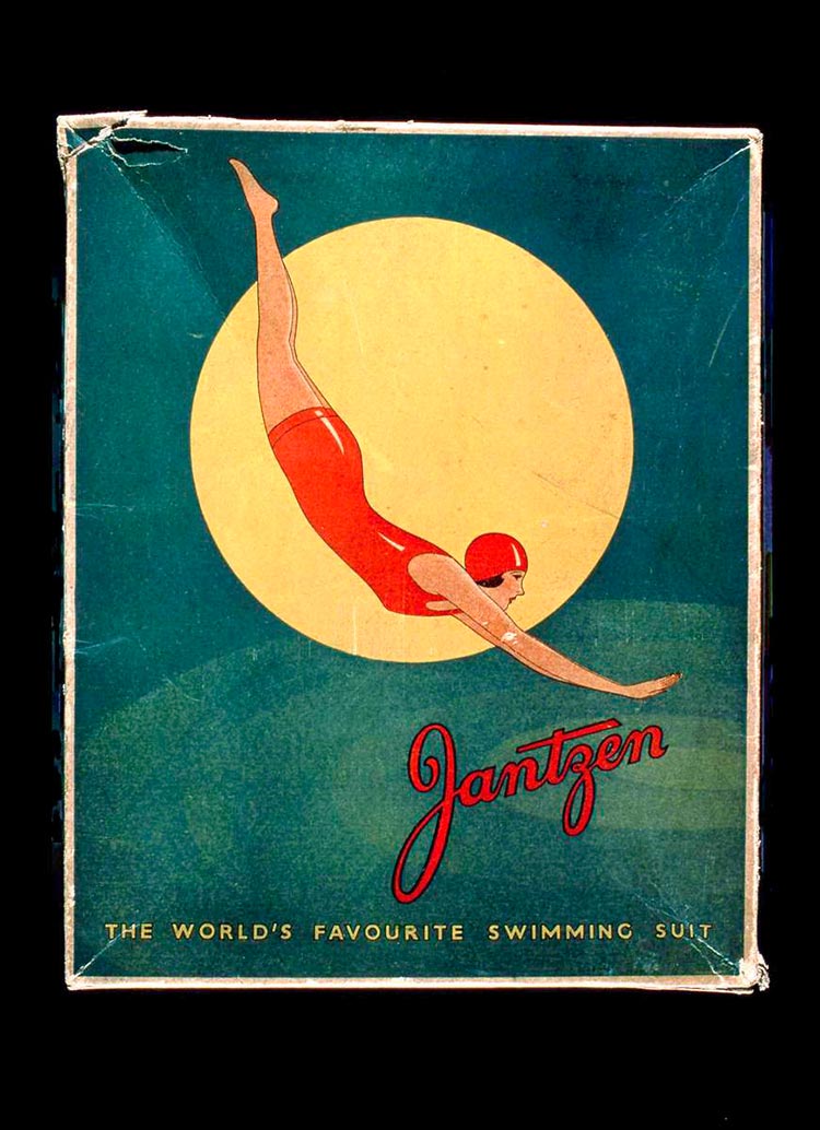 jantzen-box red diving girl