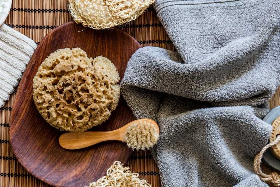 bathroom scrubs skincare