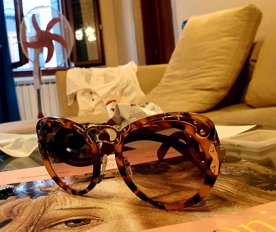 red Prada Baroque Limited Edition made In Italy