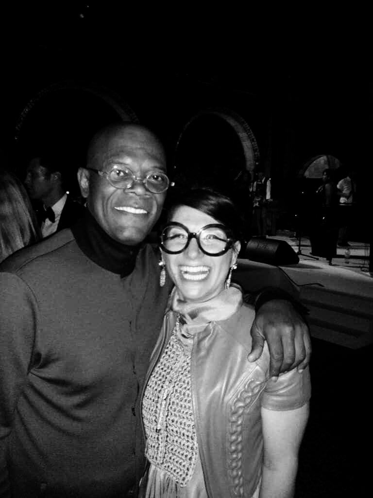 Prada's Minimal Baroque Sunglasses Samuel L Jackson 2014 One For the boys charity