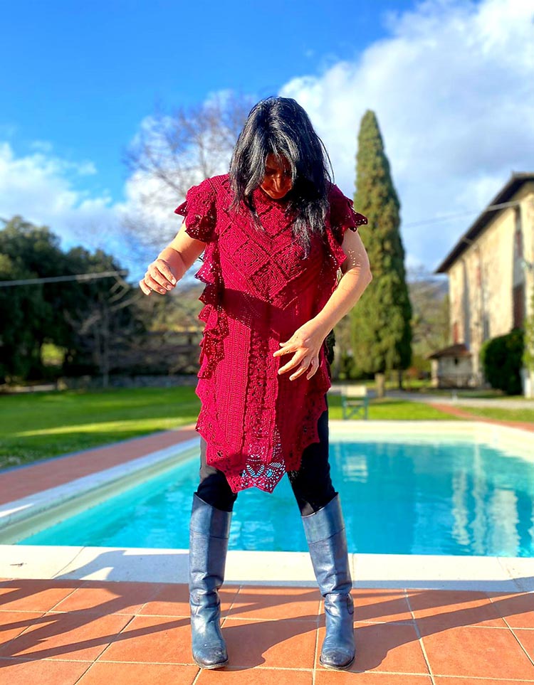 Hot New Patterns For Crocheting Sweaters And Knitwear Gracie Opulanza 2021 crotchet dress (2)