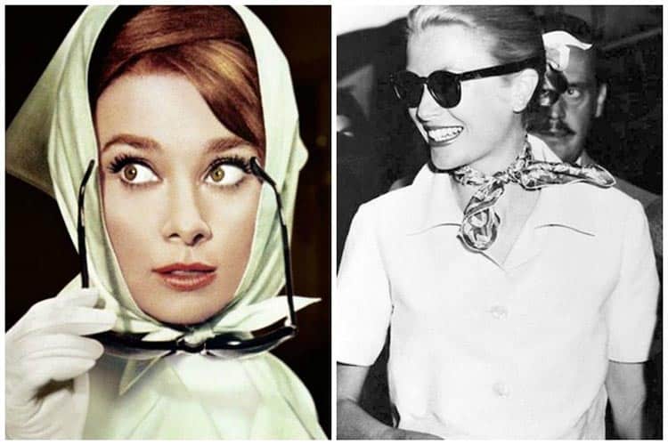 Flora scarf was designed in 1966 by Rodolfo&nbsp;Gucci&nbsp;and Vittorio Accornero for Grace Kelly vintage Audrey Hepburn (2)