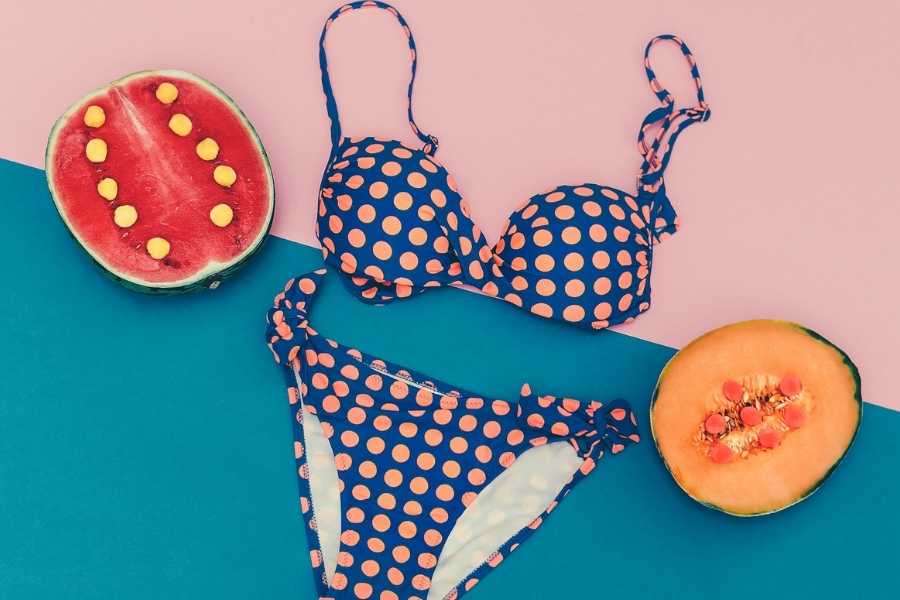 Polka Dot Retro swimwear