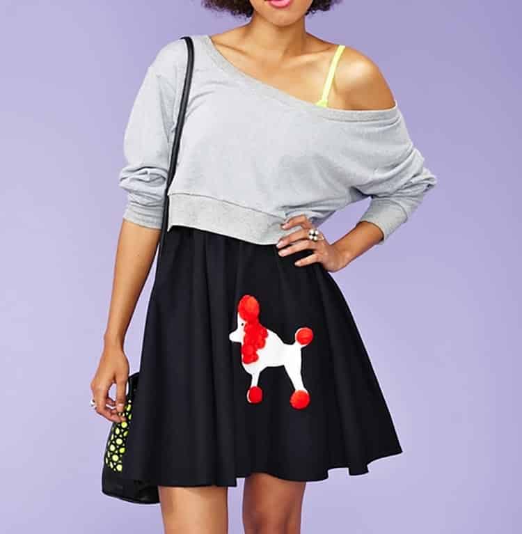 Modern poodle skirt
