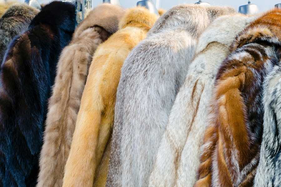 fur vintage coat (
