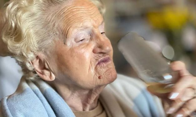 International Women The Champagne Dolce Vita At  97 year Old