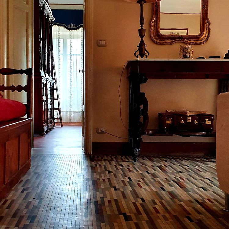 mosaic floor Tuscany