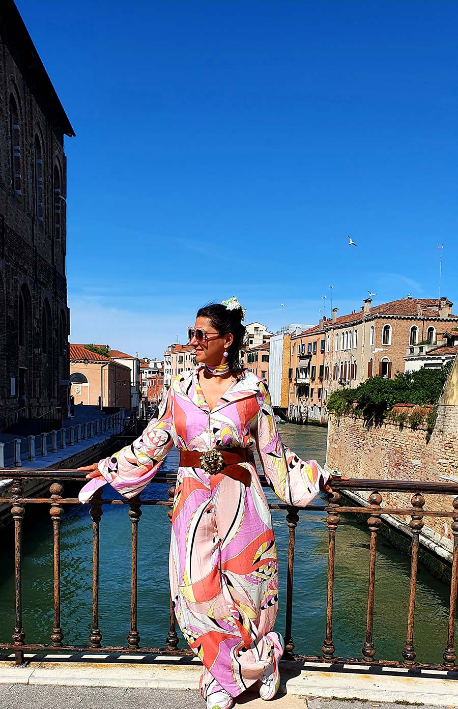 Gracie Opulanza Pucci print playsuit venice 2021 vintage (1)