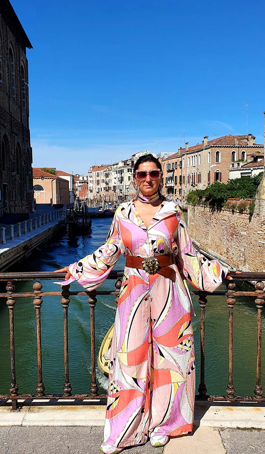 Gracie Opulanza Pucci print playsuit venice 2021 vintage (2)