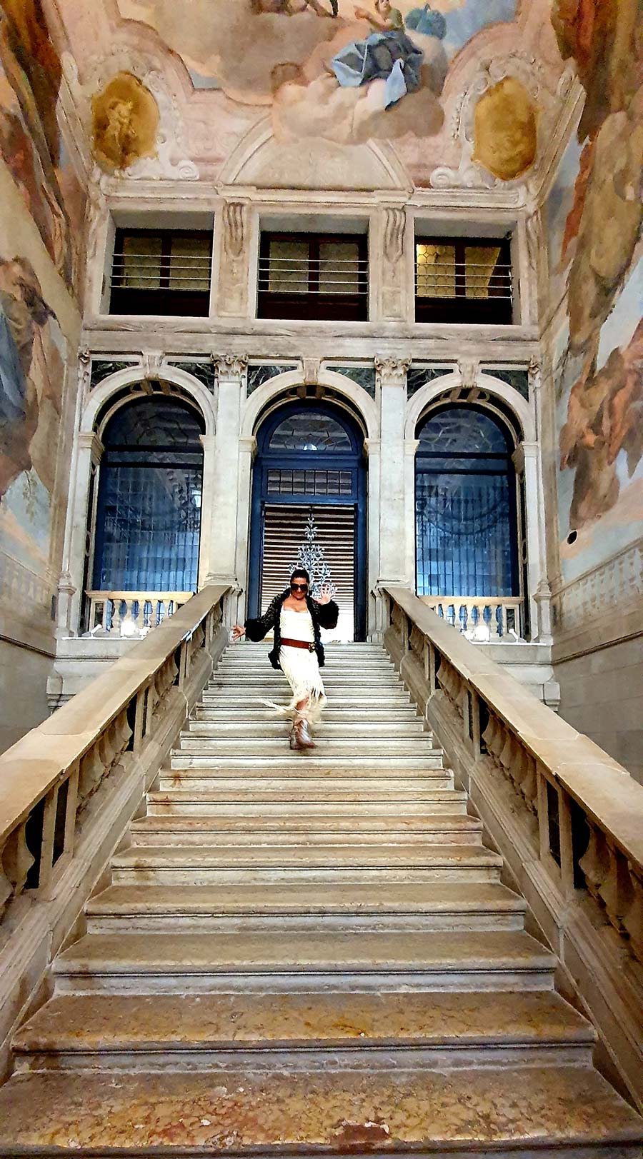 Ca' Sagredo Hotel Stair case gracie opulanza