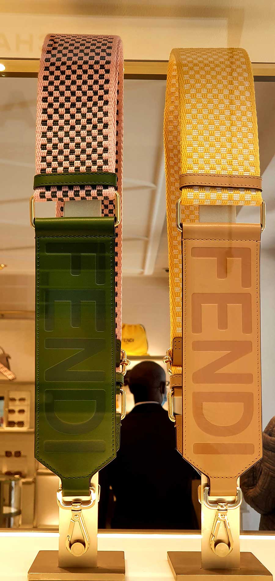 Fendi cotton printed belts