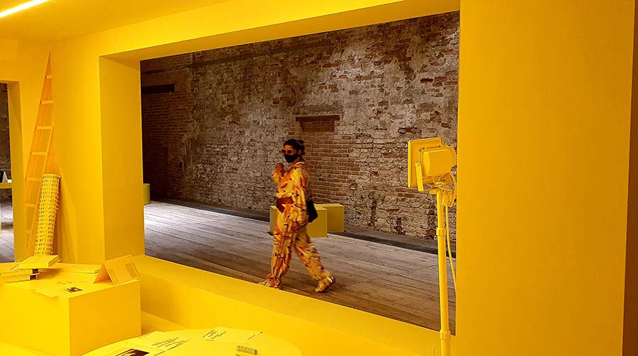 La Biennale Venice yellow