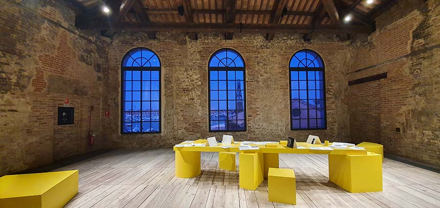 La Biennale Venice yellow