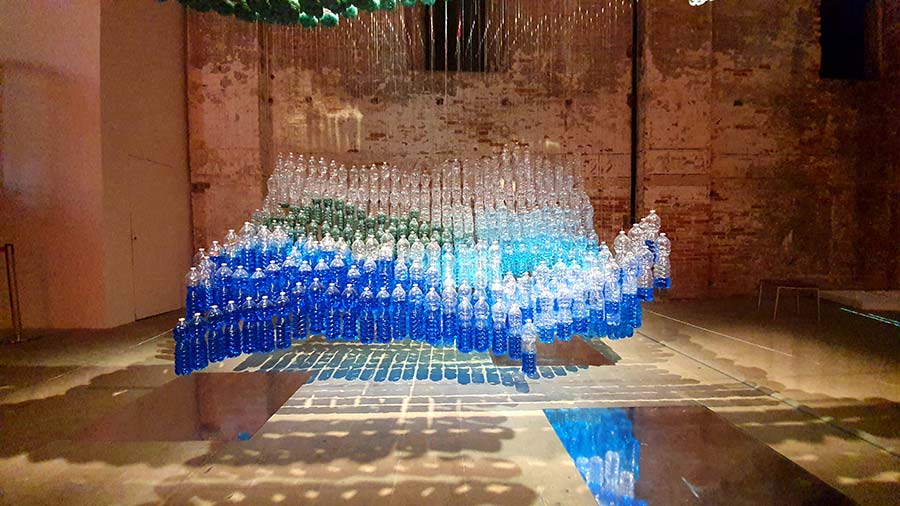La Biennale Plastic bottle